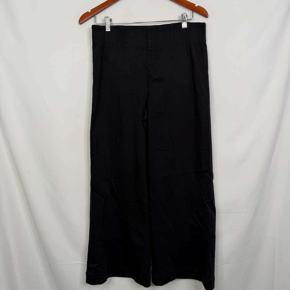 Cosmic Blue Love Noelle High Rise Wide Leg Pants Black Size 29 NWT - Picture 3 of 9